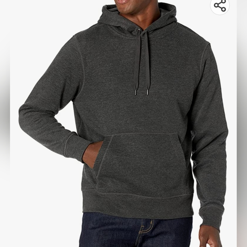 Amazon Essentials Men's Hooded Fleece Sweatshirt Size M